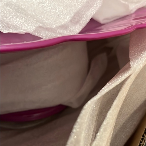 Anthropologie Adley Glass Cake Stand, Large NEW IN BOX - Picture 5 of 5